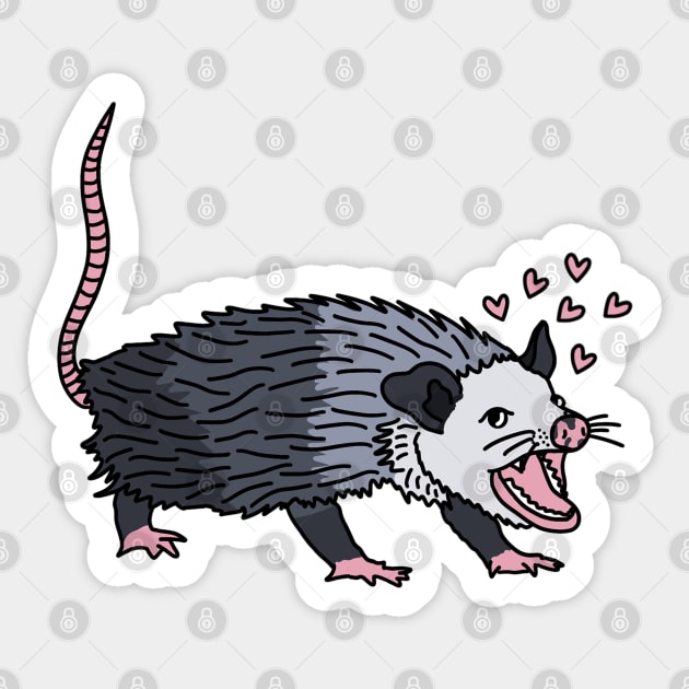 Possum Sticker by crankycranium